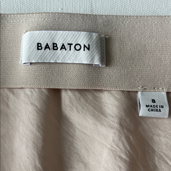 Babaton Cream Maxi Skirt with Subtle Sheen - Picture 6 of 12
